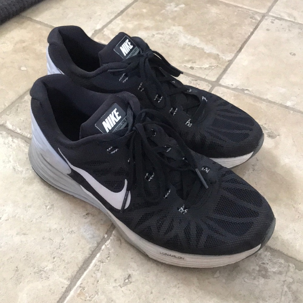 Black Nike Lunarglide 6 Size 8